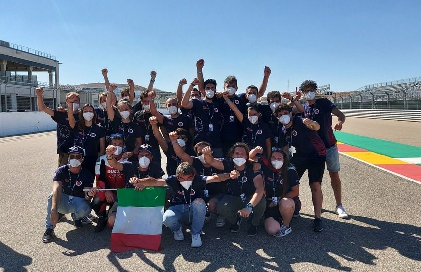 Team UniBo Motorsport trionfa alla Motostudent International Competition 2021