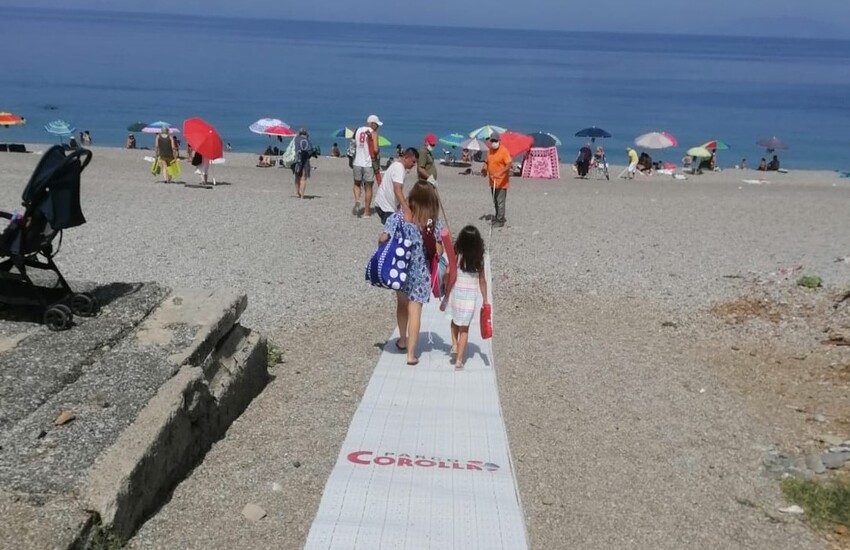 Milazzo: collocate nella riviera di Ponente le passerelle per raggiungere la spiaggia