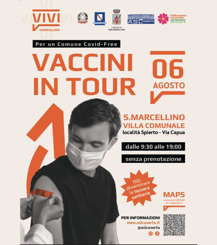 vaccini in tour