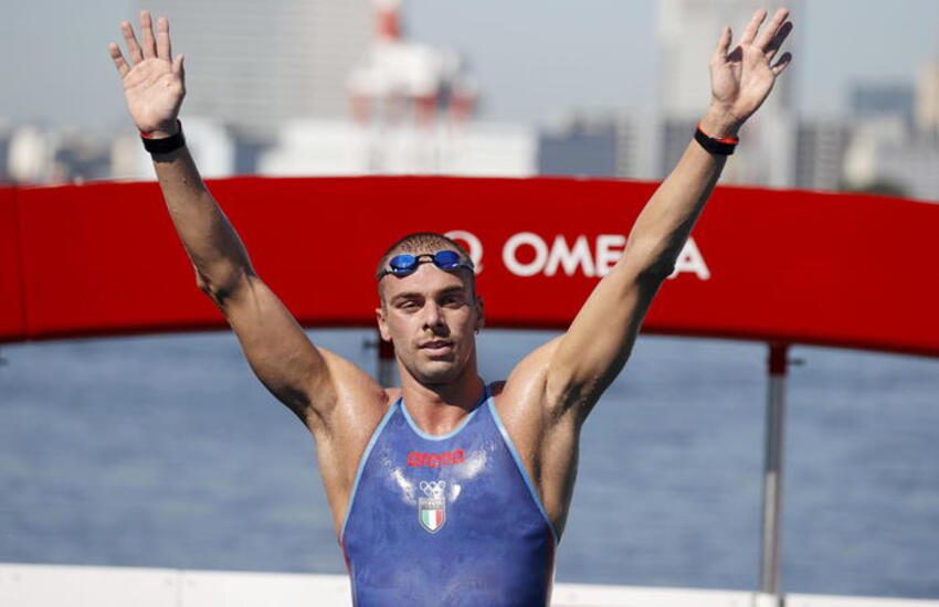 Tokyo 2020: Impresa Paltrinieri, bronzo nella 10km nuoto