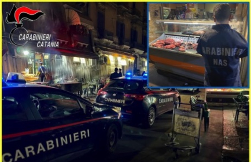 Catania, controlli a tappeto allo “street food” del centro storico: sanzioni e sequestri