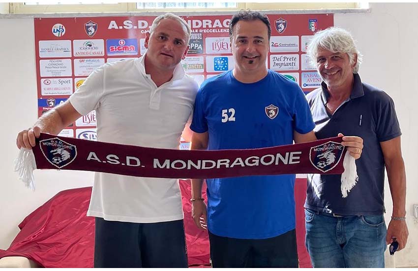 Asd Mondragone: entra nello staff mister Salvatore Trano