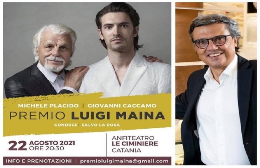 Catania, alle Ciminiere il Premio Luigi Maina: ospite d’eccezione Michele Placido