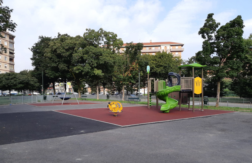 Torino, Lucento: riqualificato il giardino di piazza Nazario Sauro