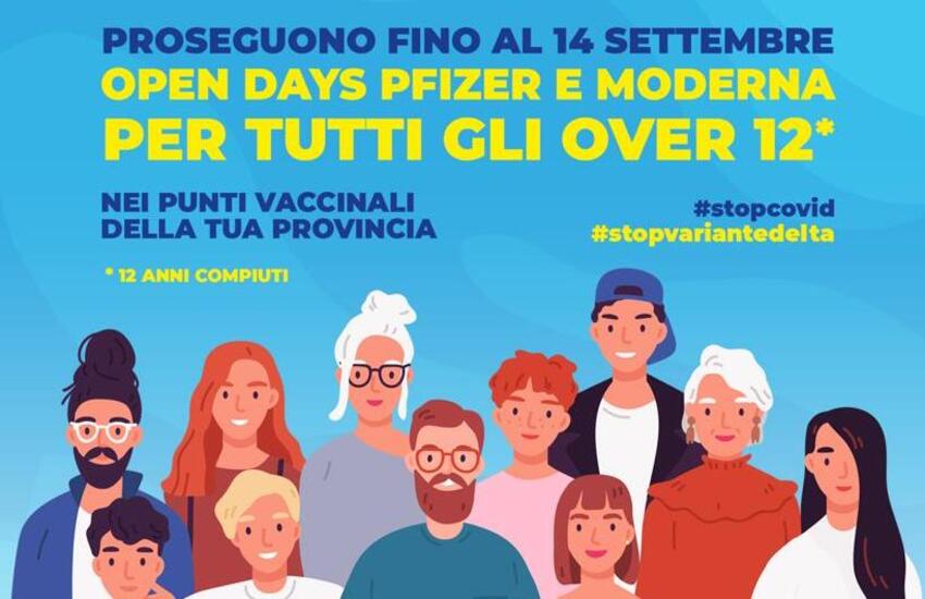Vaccini – In Sicilia Open Days fino al 14 Settembre
