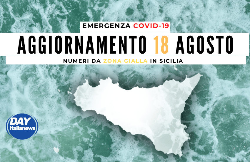 Covid 18 agosto, Sicilia, numeri da Zona Gialla, nuovi casi vicini ai mille. Molte le vittime