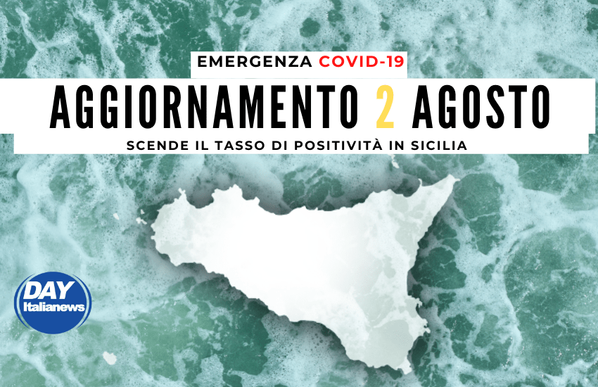 Covid 2 agosto, tamponi ai minimi, salgono i ricoveri. Cala il tasso di positività