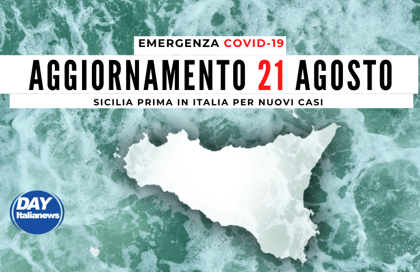 Covid, 21 agosto, Sicilia, prima in Italia per nuovi casi, tasso di positività oltre l’8%