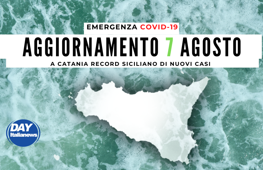 Covid 7 agosto, curva stabile, a Catania record siciliano di nuovi contagi, +197