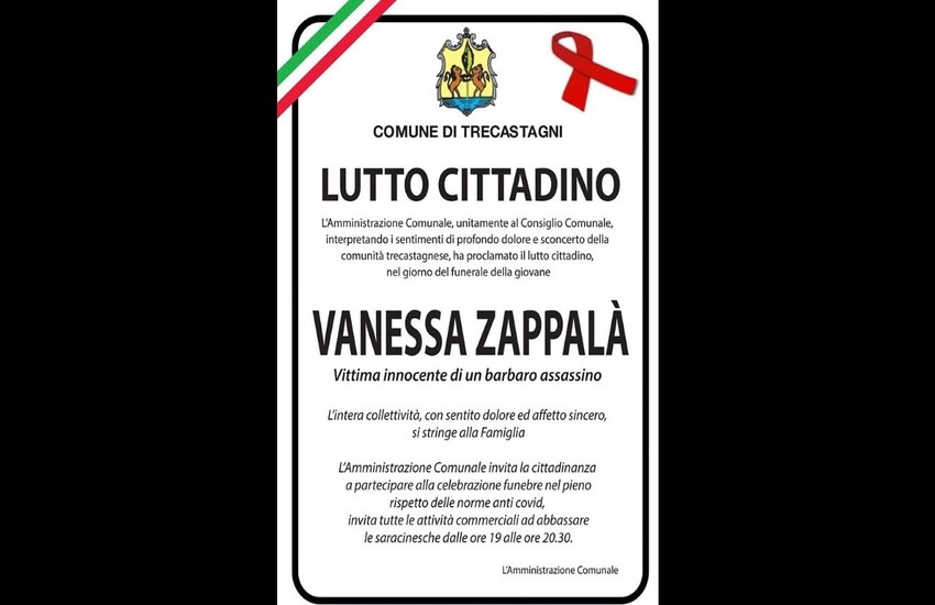 Funerali Vanessa Zappalà: “Partecipate con jeans e un accessorio rosso”