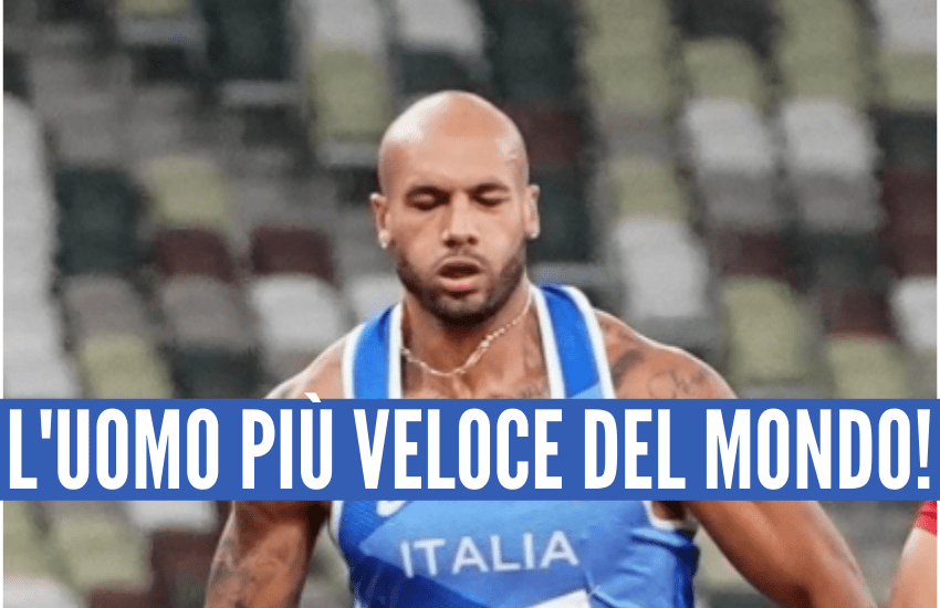 Marcell Jacobs è l’uomo più veloce del mondo! Oro storico nei 100m!