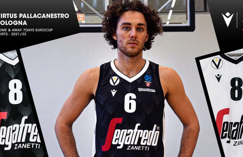 Virtus Bologna: le nuove maglie “di Coppa” 21/22