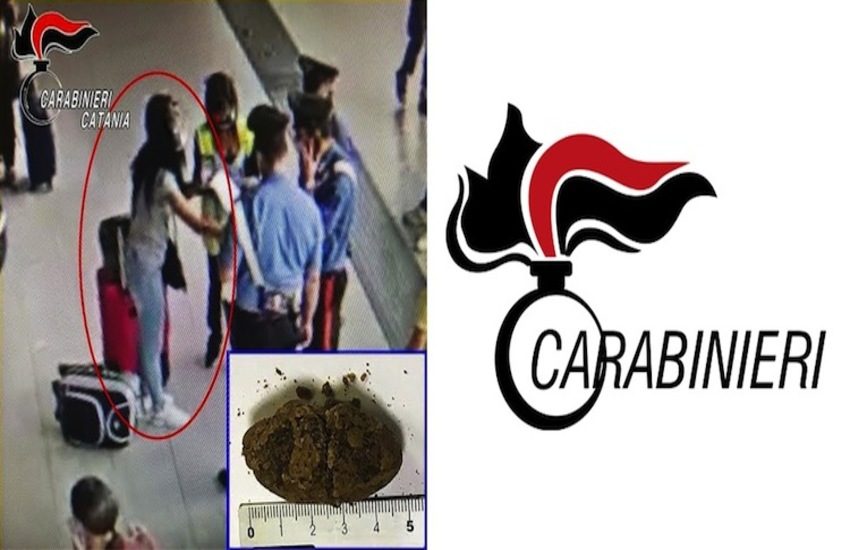 31enne di Pozzallo arrestata a Fiumicino: trasportava ovulo di eroina nella vagina