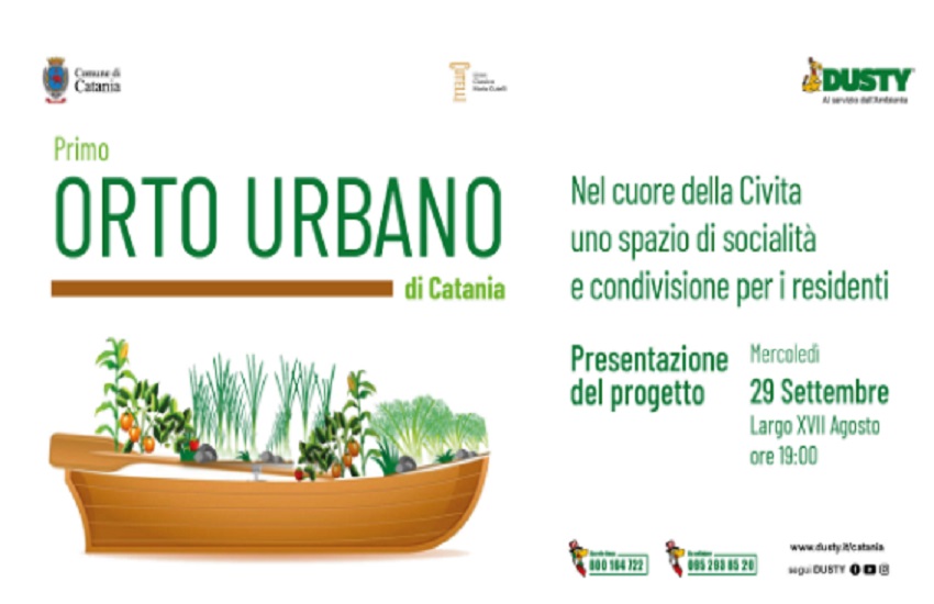 Catania, nuovo orto urbano a Largo XVII Agosto: inaugurazione mercoledì alle 19