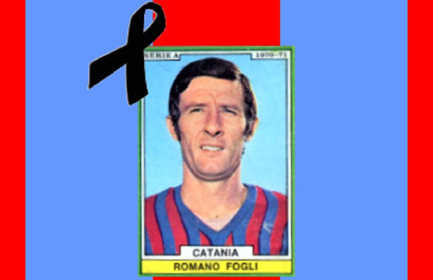 Calcio Catania in lutto per la scomparsa di Romano Fogli, in rossazzurro per 4 anni