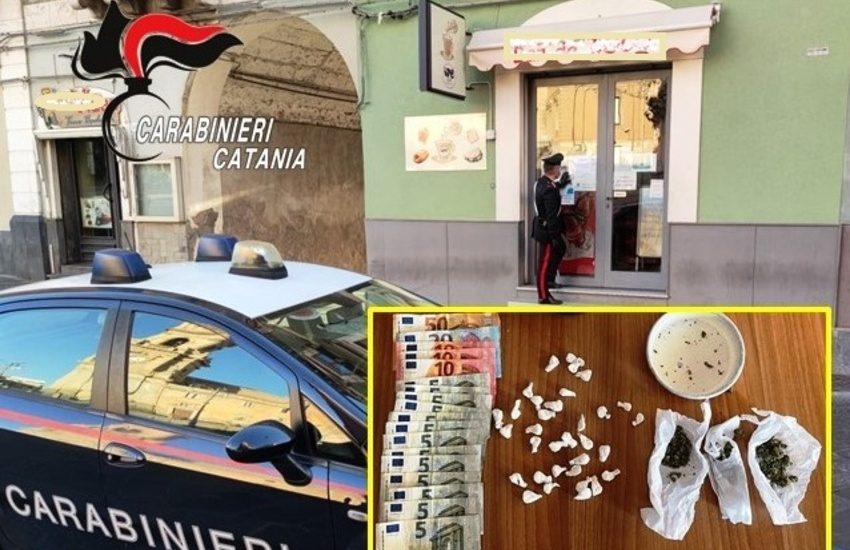 Biancavilla, vendeva stupefacenti ai clienti del bar, arrestato il gestore