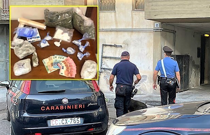 Catania: trappola dei carabinieri mentre spaccia ai domiciliari