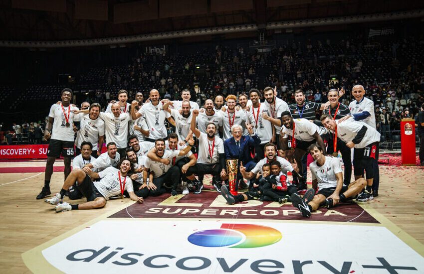 La Virtus Bologna batte Milano e vince la Supercoppa