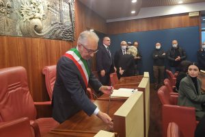 Il sindaco di Caserta: la proclamazione a Palazzo Castropignano