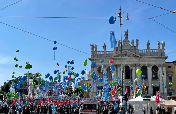 Mai più fascismi, Landini: 
