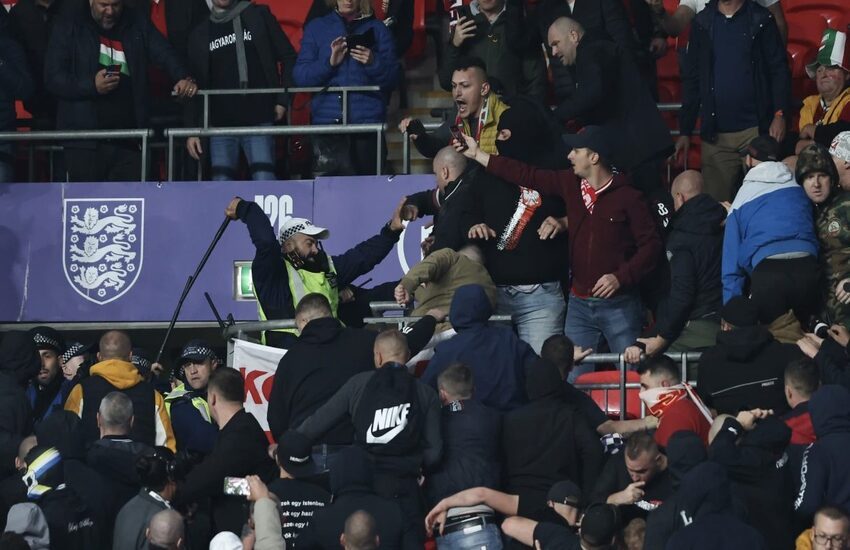 Inghilterra: Scontri a Wembley tra Polizia e tifosi ungheresi