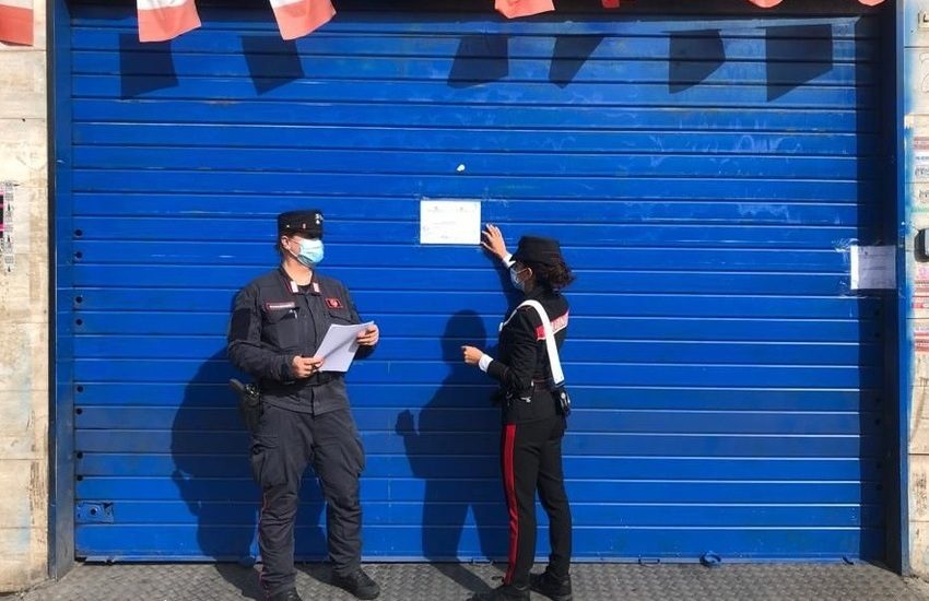 I carabinieri chiudono un centro massaggi a luci rosse sul litorale pontino-romano