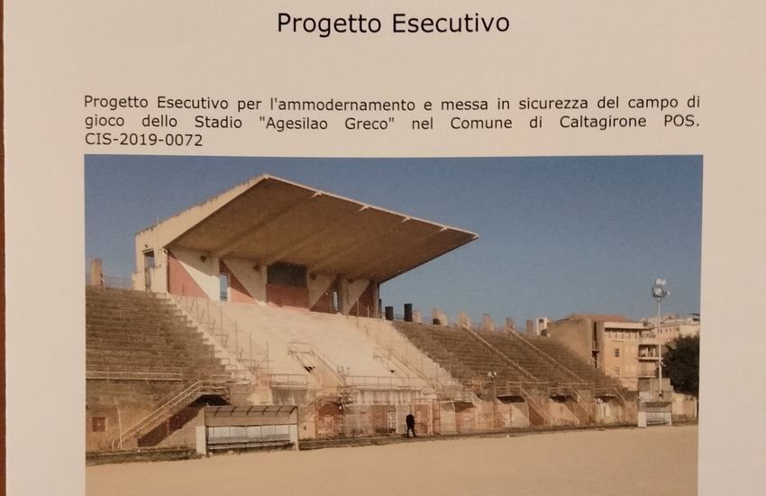Caltagirone, due milioni di euro per stadio “Agesilao Greco”, palazzetto e pattinodromo – Foto gallery