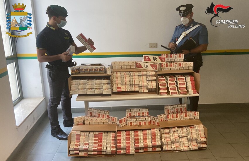 Palermo, fugge al controllo e parte l’inseguimento,  arrestato con 50 kg di sigarette di contrabbando