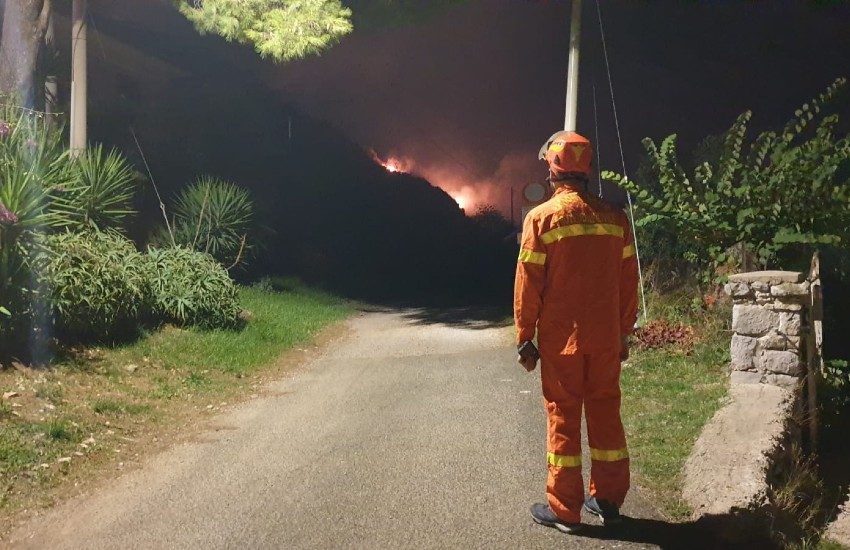 Fiamme sotto il tempio di Giove: notte di inferno a Terracina