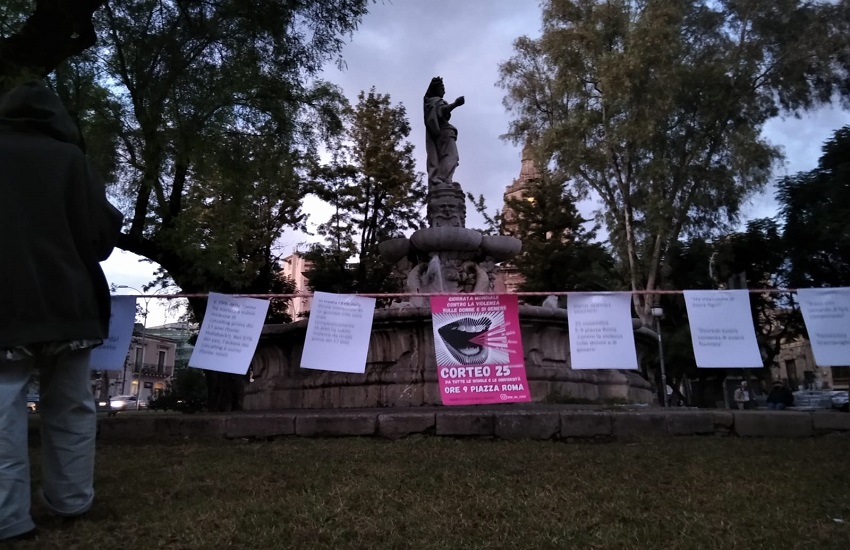 Giornata Internazionale contro la Violenza sulle Donne: giovedì 25 novembre corteo a piazza Roma – FOTO