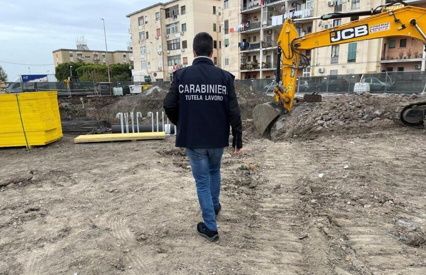 Corleone, Terrasini, Altofonte, Caccamo, e Prizzi, i carabinieri trovano lavoratori in nero nei cantieri. Attività sospese e denunce