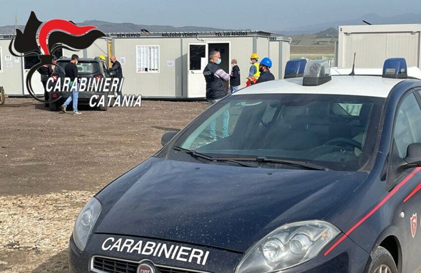 Paternò, controlli nei cantieri, sanzionata una ditta