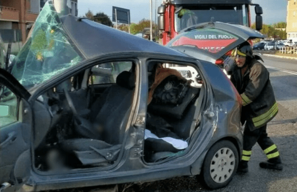 generica incidente con vigili del fuoco