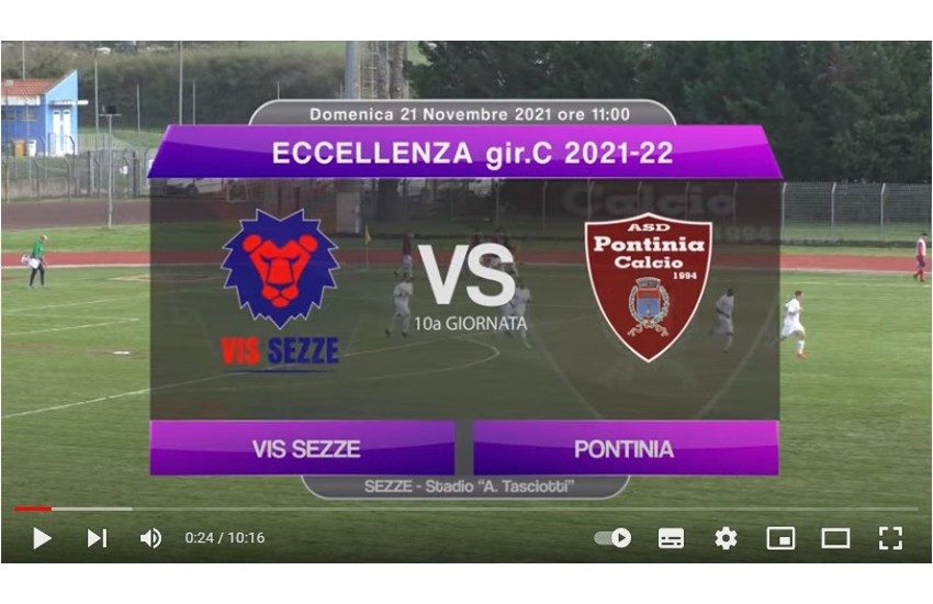 Calcio, la Vis Sezze batte il Pontinia e torna al secondo posto; ma che fatica