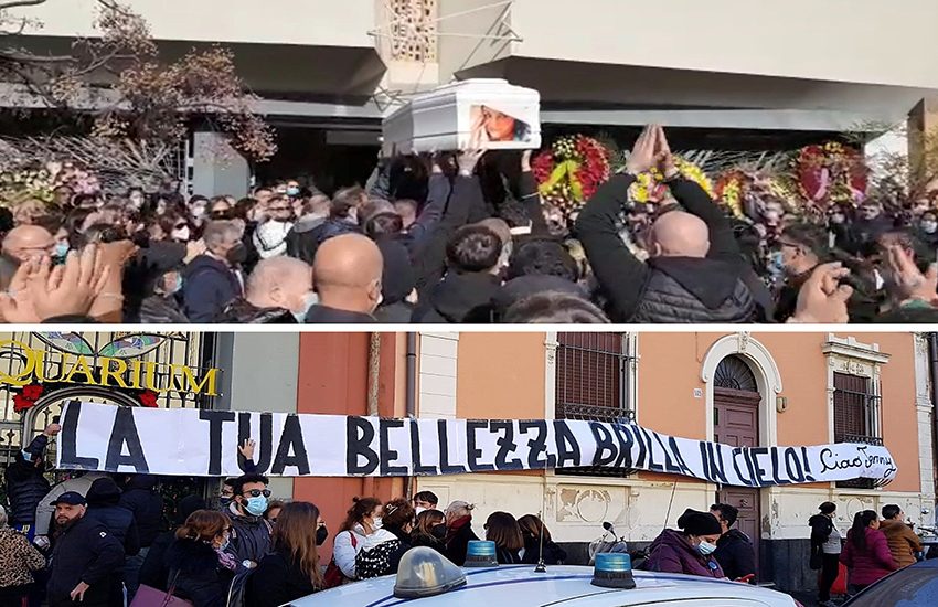 Femminicidio Jenny Cantarero, la bara bianca e l’addio straziante: “La tua bellezza brilla in cielo”