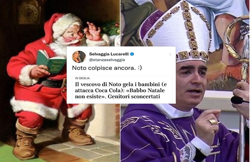 Lucarelli vs Noto, secondo round: l’influencer contro il vescovo Staglianò