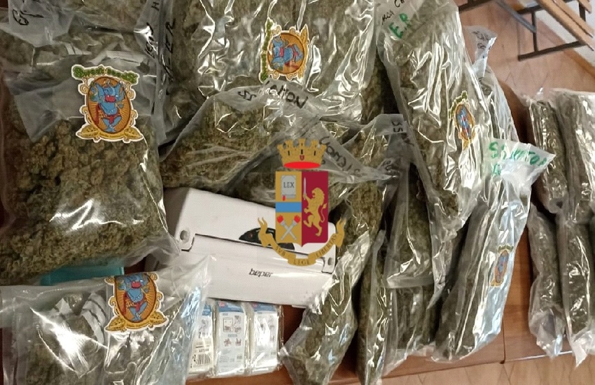Sequestrati 30 kg di droga tra San Giovanni ed Ercolano: 3 arresti