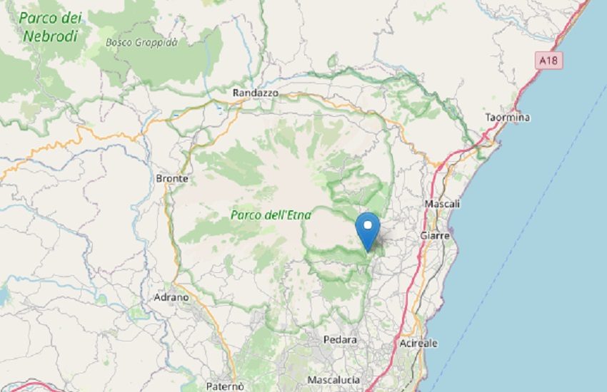 Sisma nel Catanese, due nuove scosse alle pendici dell’Etna