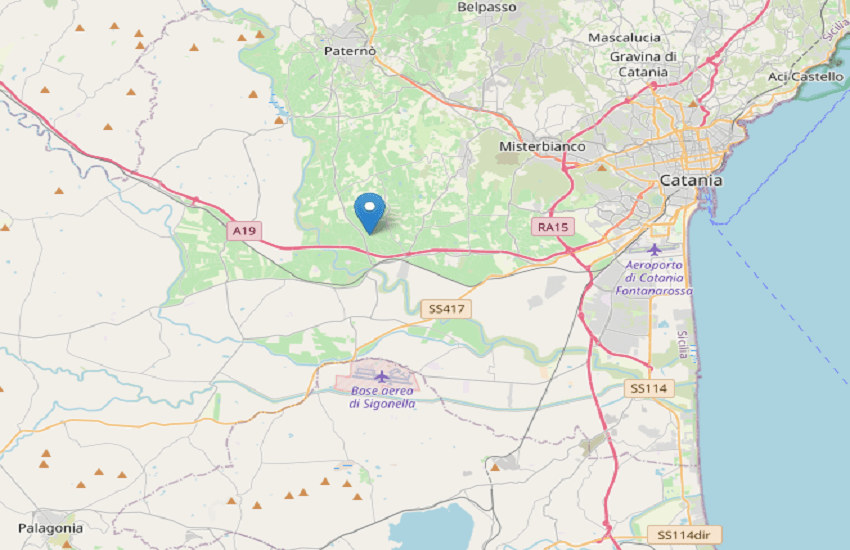 Scosse nel Catanese, l’ultima questa mattina a Motta S.Anastasia: ecco cosa sta succedendo