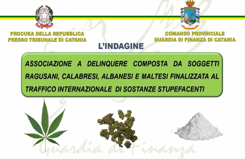 Giri di droga tra Catania, Ragusa, Siracusa e Reggio Calabria. I nomi e i particolari dell’operazione “La Vallette”