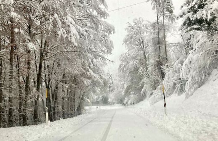Allerta meteo per domani della Protezione Civile: neve anche a bassa quota sul Lazio