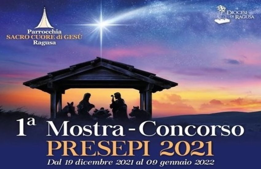 Al via a Ragusa la prima edizione della mostra-concorso Presepi 2021 nella Parrocchia del Sacro Cuore. Adesioni entro il 13 dicembre