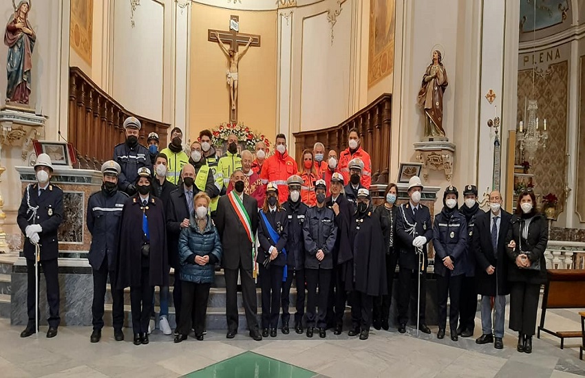 Misterbianco, celebrata festa di S.Sebastiano protettore Polizia Municipale con santa messa