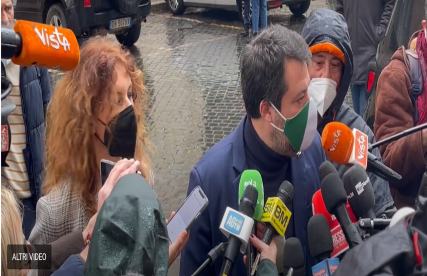 Governo, Matteo Salvini: decreto ristori, bollette e sostegno alle famiglie. Guarda il video
