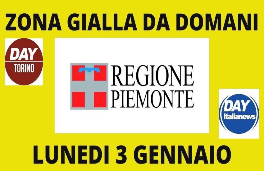 Regione Piemonte zona gialla