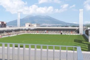 Lo stadio di Palma Campania si rifà il trucco: impianto “all’inglese”, negozi e ristoranti destinati alle famiglie
