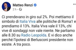 Quel fenomeno di Renzi, si vanta pure quando perde le elezioni