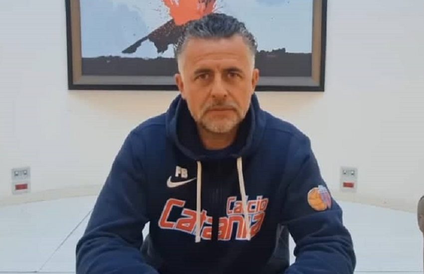 Catania-Virtus Francavilla, Baldini su riduzione squalifica e linea difensiva: “Non mi è passata la rabbia, Lorenzini arma in più”