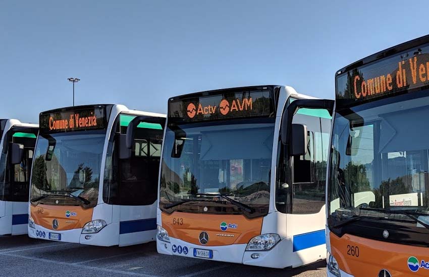 Venezia, fondi PNRR per finanziamento di 90 bus a idrogeno e altri 33 elettrici