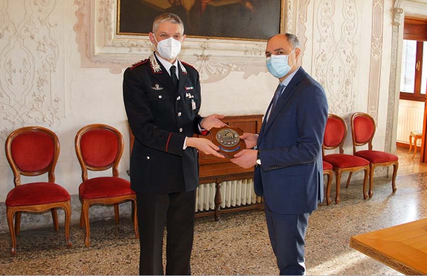 Treviso, il Prefetto Angelo Sidoti in visita al Comando Provinciale Carabinieri